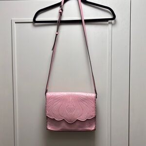 Patricia Nash Pink Leather Crossbody Bag